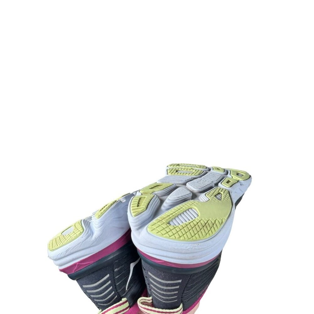 Hoka One One Black and Pink Athletic Shoes - Picture 15 of 16